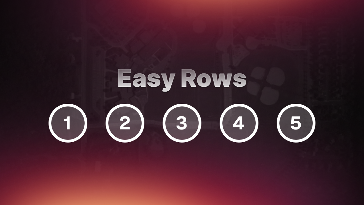 Easy Rows of Fireworks